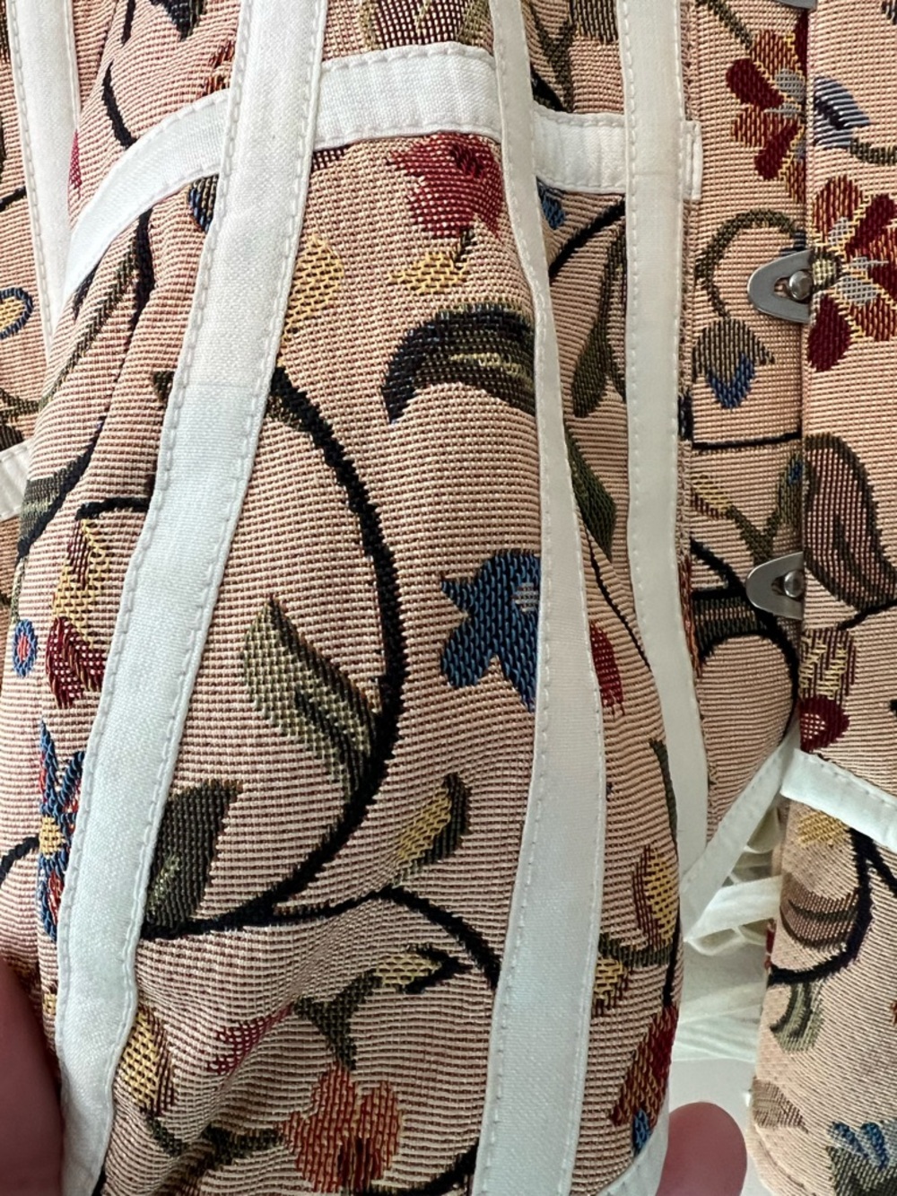 Corset Story sz 38 tapestry embroidered brocade floral corset. - Picture 3 of 11